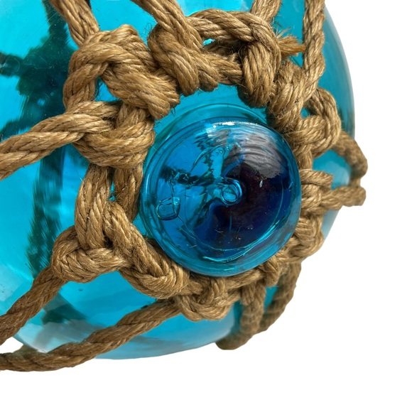 Large Lighthousecore Japanese Fishing Float Glass Vintage Nautical Ocean Sea 12” - Picture 3 of 16